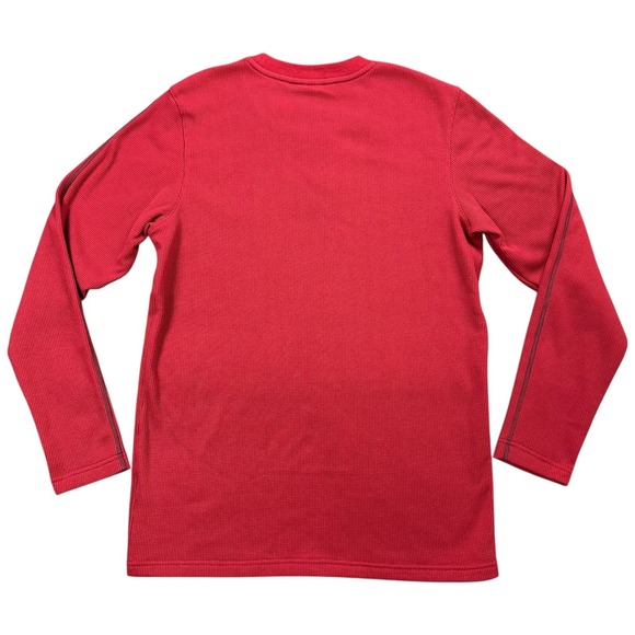 Oklahoma Sooners X Air Jordan Thermal Shirt Mens XXL Waffle Knit Fleece Lined - Picture 2 of 7